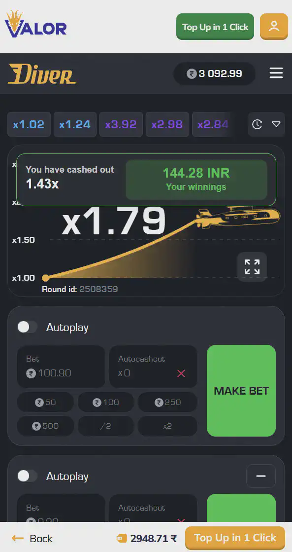 Valor casino review
